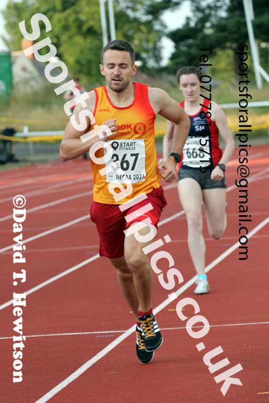 800 metres, 2021 North East Grand Prix 6, Monkton, Wednesday, August 4th. Photo: David T. Hewitson/Sports for All Pics